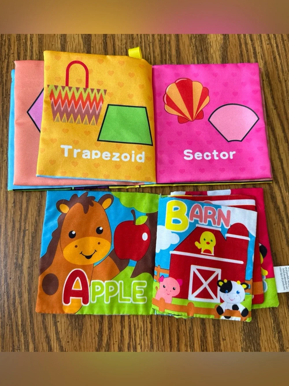 Lot Of 6 Cloth Fabric Baby Toddler Books Teethers Kane Miller Farm Unicorn Fox